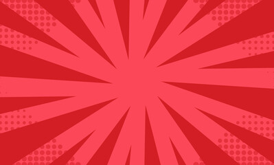 Red sunburst background.Abstract texture with sun bursts and rays.Light from a starburst.Vintage violet wallpaper with radial rays.Comic art from the 60s.dot pattern ornate decoration.vektor eps 