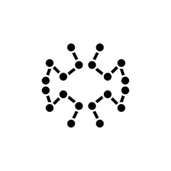 Text frame icon. Simple style big sale poster background symbol. logo design element. T-shirt printing. Vector for sticker.