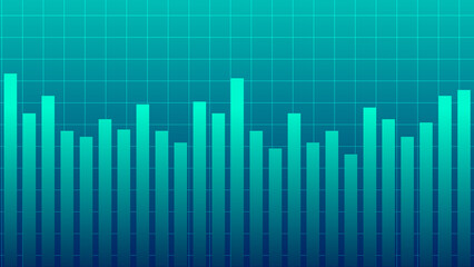 Abstract graph chart of stock market trade background.
