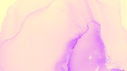 Feminine Watercolor. Beige Floral Splash. Orange