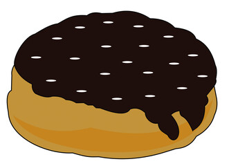illustration of a donut