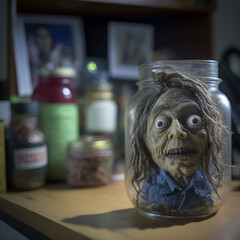 Zombies in a jar!