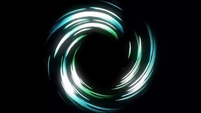 hole circle colorful animated backgraound