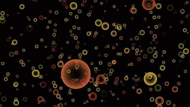 abstract beautiful ball line animation backgraound