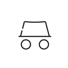 Anonymous icon vector on white background.