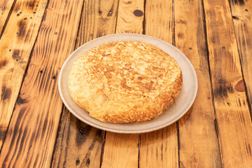 Spanish tortilla is an omelette or omelette, that is, beaten egg, curdled with oil in the pan to...
