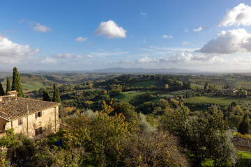 Fototapeta na wymiar Tuscan Panorama