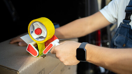 Packing boxes for delivery express delivery