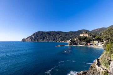 Fototapeta na wymiar Cinque Terre Monterosso Panorama