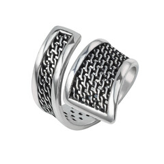 Silver elegant ring, isolated on transparent background with zirconium