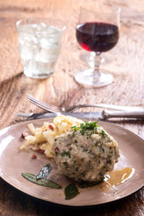 bavarian spinach dumpling