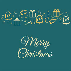 Merry Christmas Template for Social Media. Suitable to use on Christmas event. Also suitable for uploading social media at Christmas event