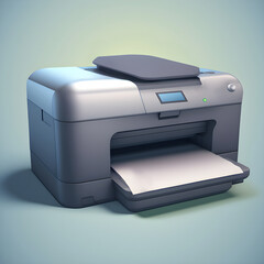An illustration of an icon of a printer