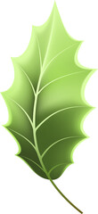 Holly Christmas Leaf