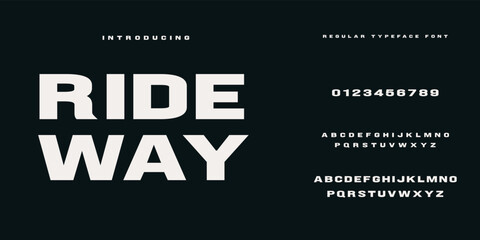 Elegant and modern sans serif alphabet font uppercase and number fonts victorian typeface 