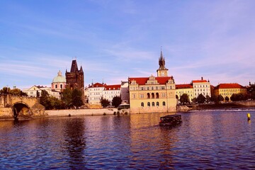 Bridges and sights of Prague.