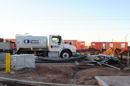 Townhomes Subdivision Under Construction In Mesa, Arizona - 2022