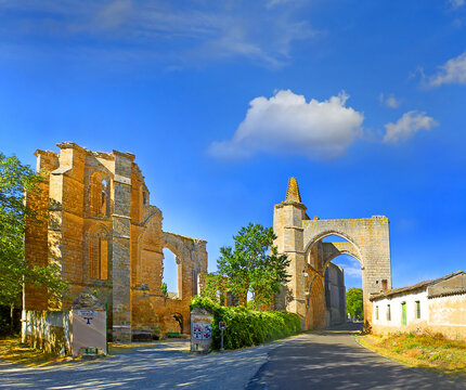 Former Hospital de San Anton, Castrojeriz, Spain, UNESCO World Heritage Site - the Pilgrim's Road to Santiago de Compostela