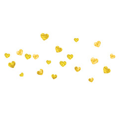 Valentine Day Texture. Ornament Design For Birthday. Romance Frame. Gold Retro Backdrop. Holiday Voucher For Couple. Yellow Luxury Concept. Golden Valentine Day Texture.