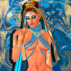 Goddess, Queen and Princess Fantasy Art. Great for myths and legends like Athena, Helen of Troy, Aphrodite and more. 