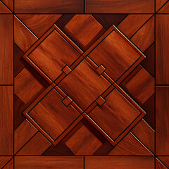 wooden floors with geometric patterns