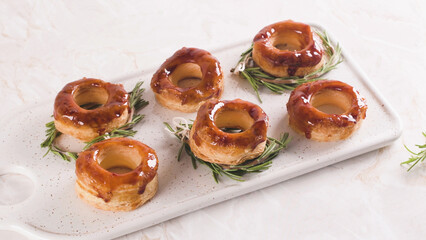 Portuguese pastry Glorias