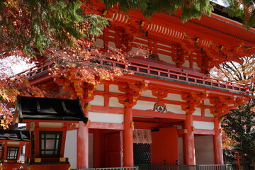 長等神社の紅葉