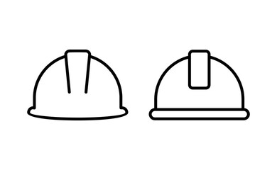 Helmet icon vector for web and mobile app. Motorcycle helmet sign and symbol. Construction helmet icon. Safety helmet