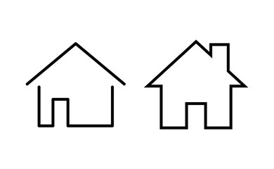 House icon vector for web and mobile app. Home sign and symbol