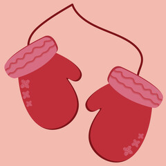 christmas mittens, new year, merry christmas, gloves