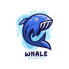 Whale Logo Vector