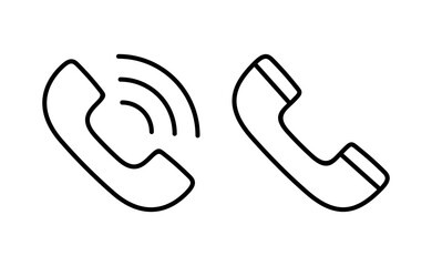 Call icon vector for web and mobile app. telephone sign and symbol. phone icon. contact us