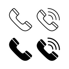Call icon vector for web and mobile app. telephone sign and symbol. phone icon. contact us