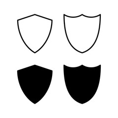 Shield icon vector for web and mobile app. Protection icon. Security sign and symbol