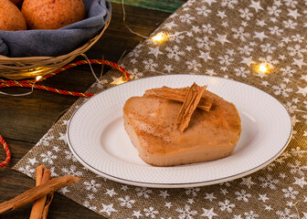 Buñuelo and natilla Colombian cuisine - Christmas tradition