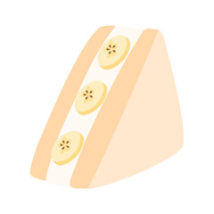Fruit Sandwiches banana Japanese Dessert