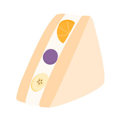 Fruit Sandwiches Japanese Dessert grape