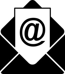 Mail icon vector illustration on white background..eps