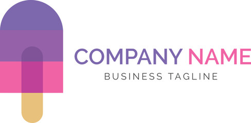 Vector logo design template for sweets, candy shop