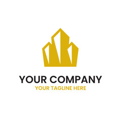 Real Estate Building House Apartment Construction Vector Abstract Illustration Logo Icon Design Template Element