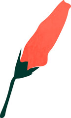 Watercolor flower vector