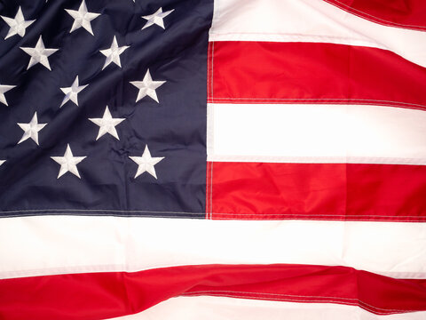 Full frame of the American flag