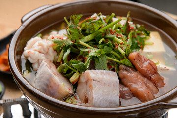 a spicy fish dish