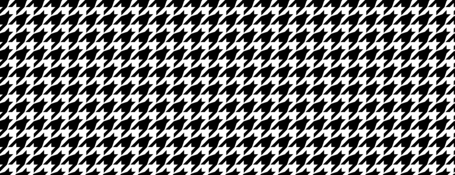 black white houndstooth seamless pattern.houndstooth pattern