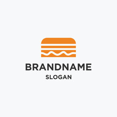 Burger logo template vector illustration design