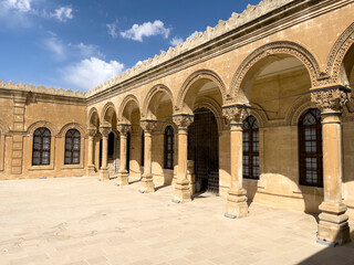 Obraz premium Museum structure where Mesopotamian artifacts are exhibited