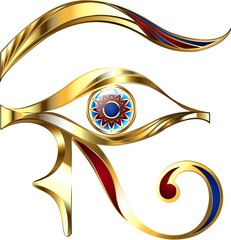 gold eye horus