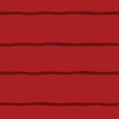 Simple Doodle Stripes on Red Background Surface Design Textiles Seamless Repeat Pattern Design