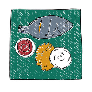 An Illustration of Attieke from C&ocirc;te d'Ivoire ivory coast