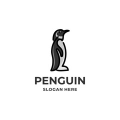 Premium Penguin Logo Design Vector